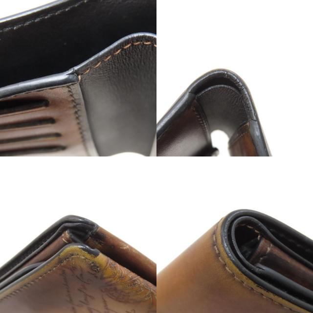 Berluti ベルルッティ カリグラフィー 二つ折り財布（小銭入れあり
