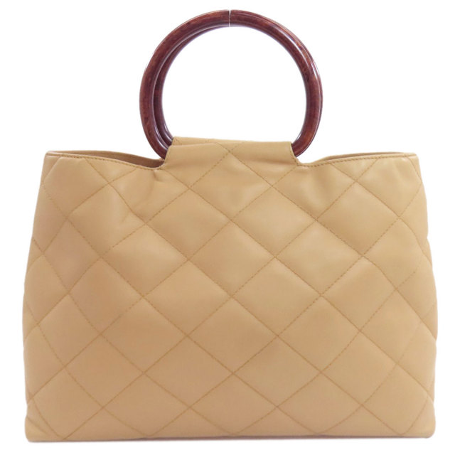 CHANEL シャネル マトラッセ ウッドハンドル ゴールド金具