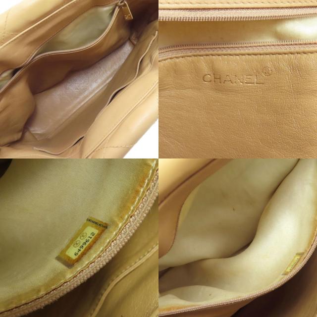 シャネル ハンドバッグ マトラッセ ウッドハンドル ゴールド金具