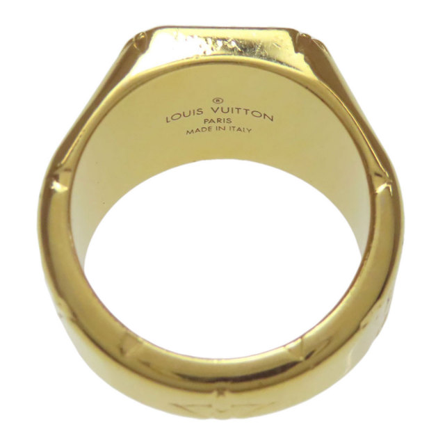 ルイヴィトン LOUIS VUITTON リング・指輪 シグネットリング モノグラム M80191 ゴールド LOUIS VUITTON（ルイ・ヴィトン） メンズ モノグラム シグネット