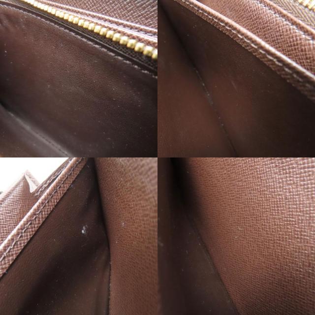 LOUIS VUITTON ルイヴィトン N60015 ジッピー・ウォレット 旧 長財布（小銭入れあり） ダミエキャンバス レディース [中古] LOUIS VUITTON - LOUIS VUITTON ルイヴィトン N60015 ジッピー