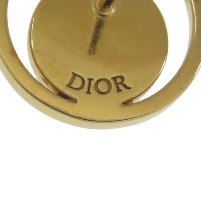 CHRISTIAN DIOR クリスチャンディオール CDロゴ ピアス 金属製