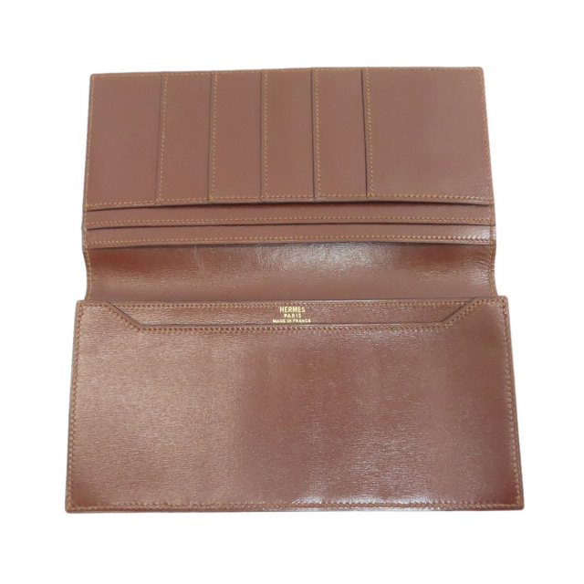 HERMES エルメス MC2 フレミング 長財布（小銭入れなし） ボックスカーフ レディース [中古] HERMES エルメス MC2 フレミング 長財布（小銭入れなし） ボックス
