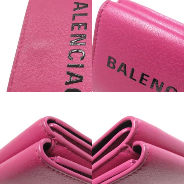 BALENCIAGA バレンシアガ 516402 ロゴ 三つ折り財布 二つ折り財布