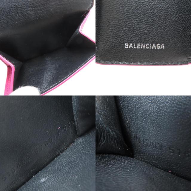 BALENCIAGA バレンシアガ 516402 ロゴ 三つ折り財布 二つ折り財布