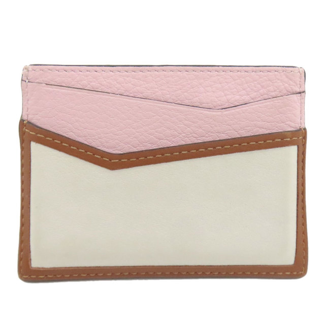 LOEWE ロエベ アナグラム カードケース レザー レディース [中古