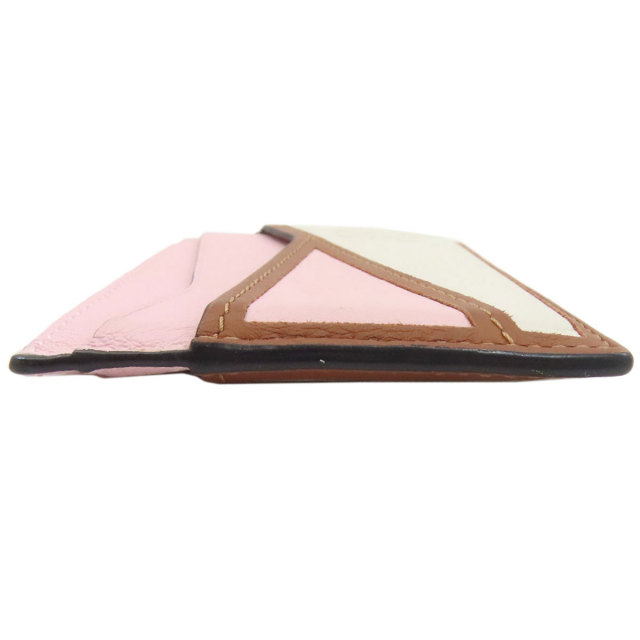 LOEWE ロエベ アナグラム カードケース レザー レディース [中古 LOEWE ロエベ アナグラム カードケース レザー レディース [中古