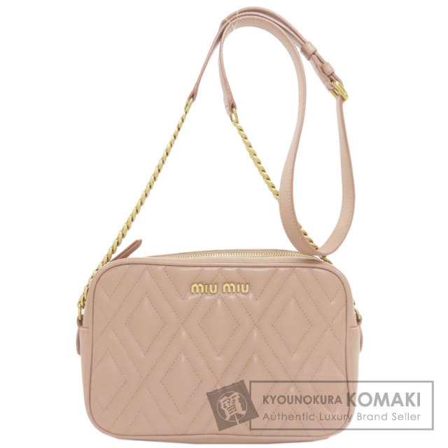MIUMIU ミュウミュウ 5BE026 マドラス ショルダーバッグ レザー