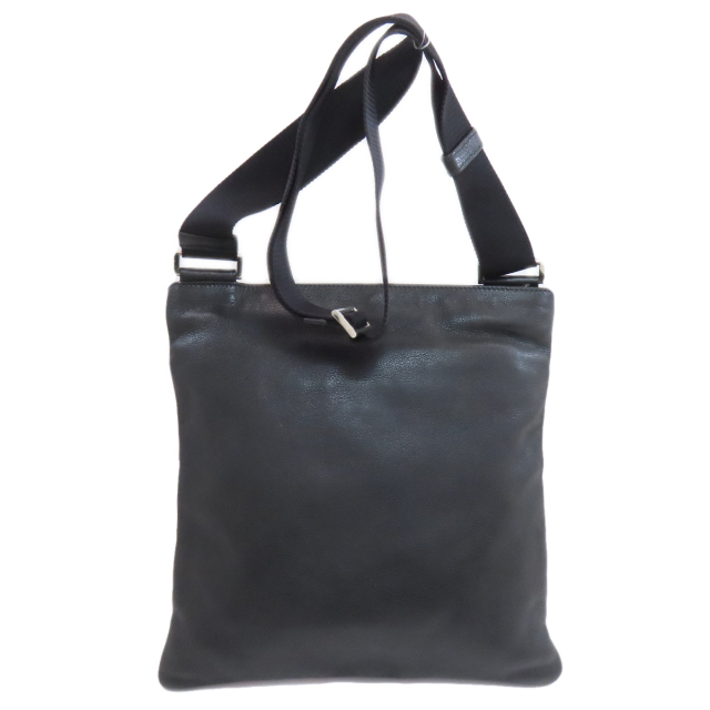 PRADA プラダ ロゴ金具 ショルダーバッグ カーフ レディース [中古] PRADA プラダ ロゴ金具 ショルダーバッグ カーフ レディース [中古