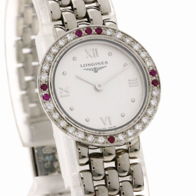 LONGINES ロンジン L6.108.7 プレステージ ダイヤモンド ルビー 腕時計