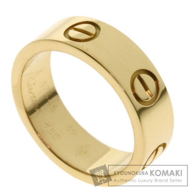 Cartier カルティエ ラブリング 49 リング 指輪 K18イエローゴールド レディース ブランド京の蔵小牧 ネット販売部