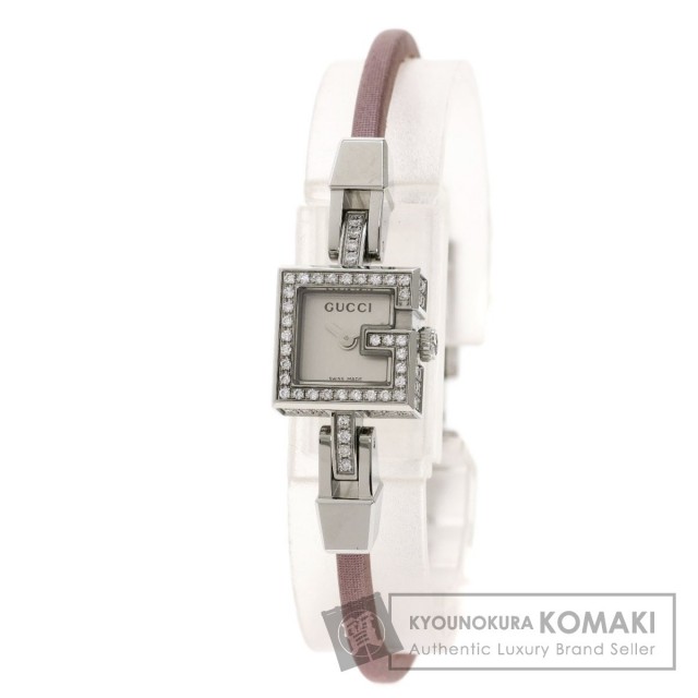 GUCCI 1400L 腕時計 手巻き Gucci 1400L Watch Quartz Women's White Dial Working Round