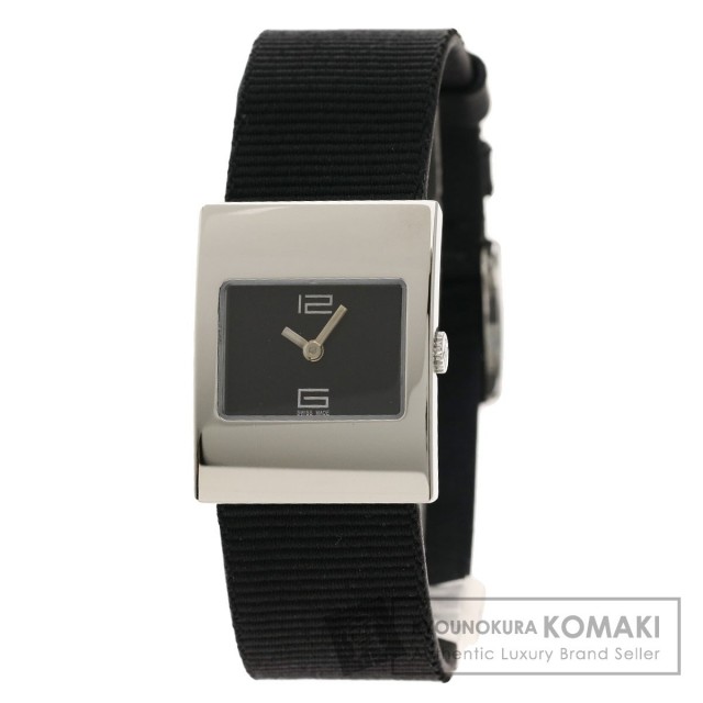 GUCCI グッチ 4900L スクエアフェイス 腕時計 ステンレススチール/革  