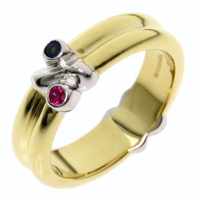 TIFFANY&Co. ティファニー ルビー サファイア リング リング・指輪 K18 
