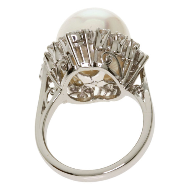 MIKIMOTO ミキモト パール 真珠 ダイヤモンド リング・指輪 プラチナ 