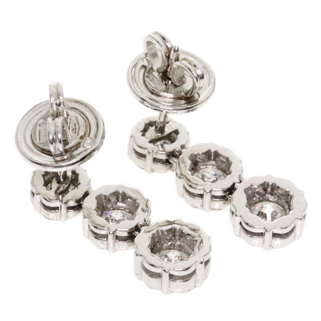 Damiani ダミアーニ ダイヤモンド ピアス K18ホワイトゴールド レディース