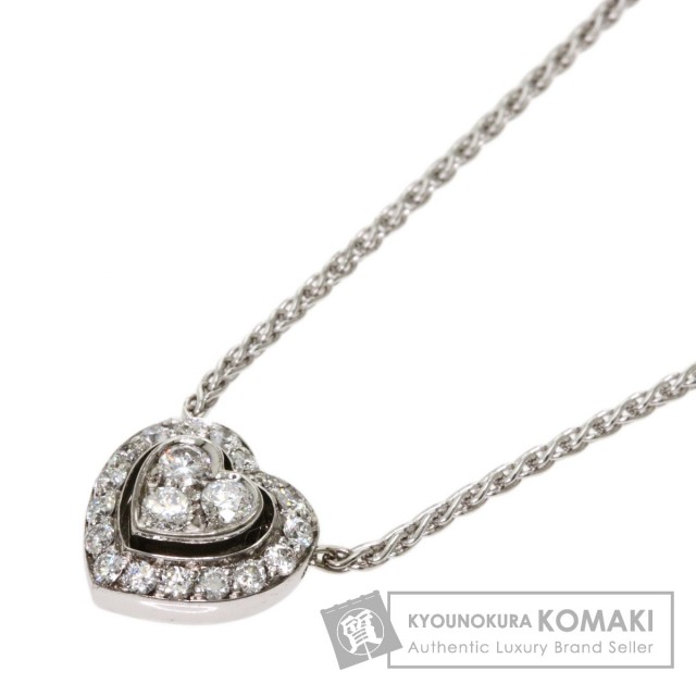 PICCHIOTTI ピキョッティ ダイヤモンド ハート ネックレス K18ホワイト 
