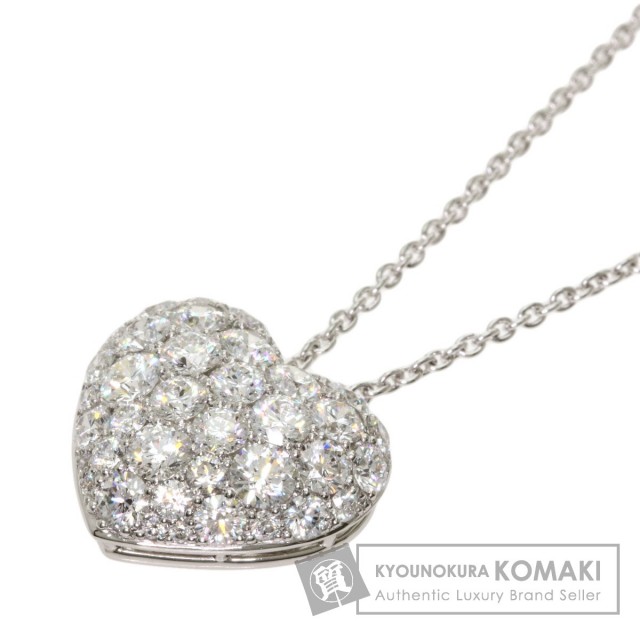 セレクトジュエリー ハートモチーフ デザインネックレス プラチナ  