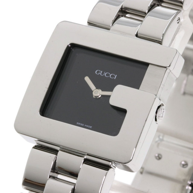 GUCCI グッチ 3600J Gマーク スクエアフェイス 腕時計 ステンレス  