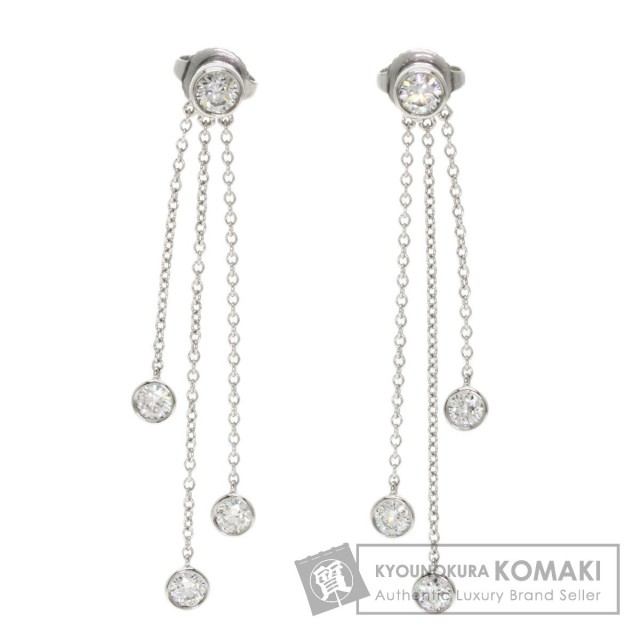 TIFFANY&Co. ティファニー バイザヤード 4P ダイヤモンド ピアス 