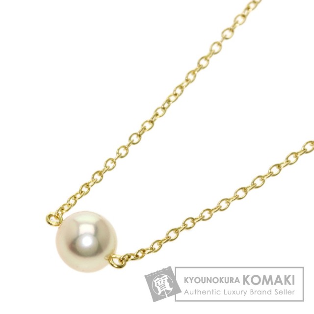 MIKIMOTO ミキモト アコヤパール 真珠 ネックレス K18イエローゴールド  