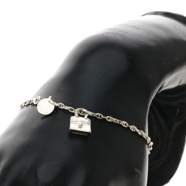 HERMES エルメス シェーヌダンクル ケリーチャーム ブレスレット  