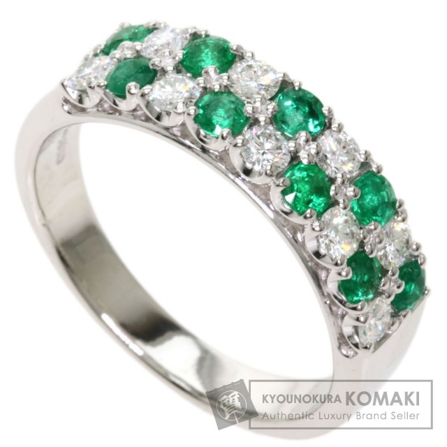 TASAKI タサキ エメラルド ダイヤモンド リング・指輪 プラチナPT900 