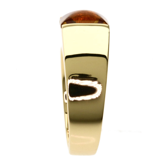 CARTIER カルティエ タンクリング #51 シトリン リング・指輪 K18 