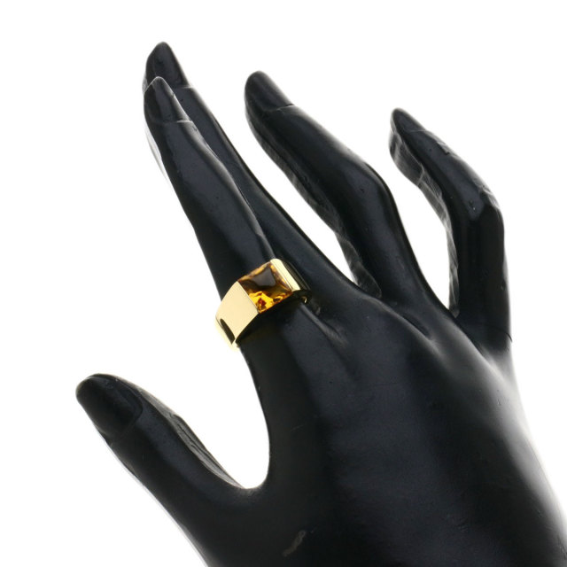 CARTIER カルティエ タンクリング #51 シトリン リング・指輪 K18  