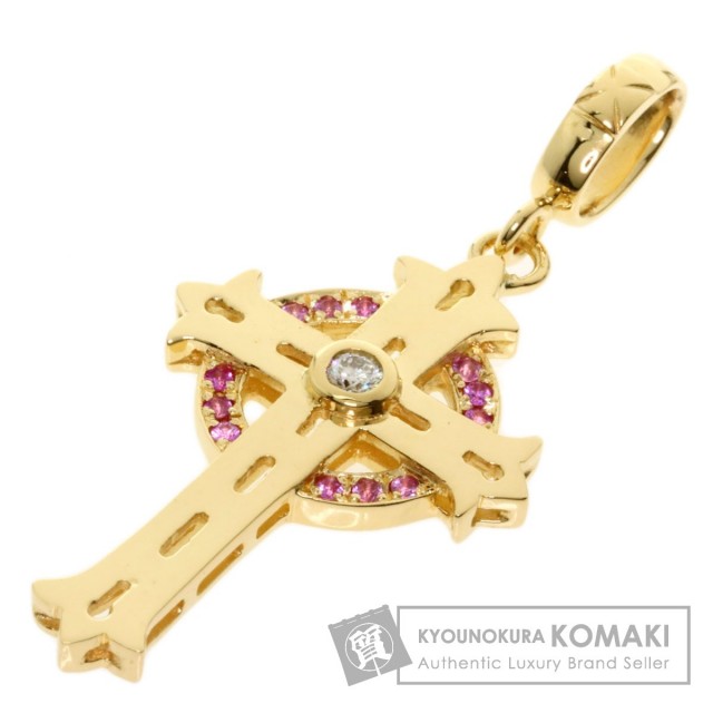 Loree Rodkin ローリーロドキン クロスモチーフ ピンクサファイア  