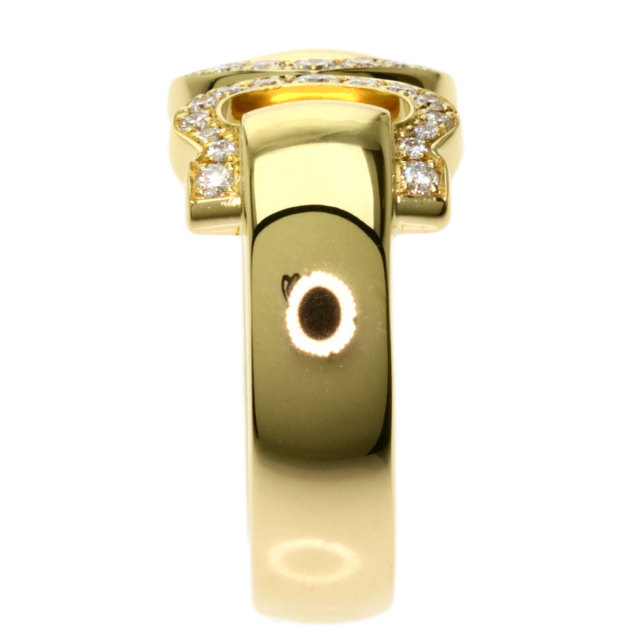 CARTIER カルティエ 2C ブークルセ ダイヤモンド #48 リング・指輪 K18 