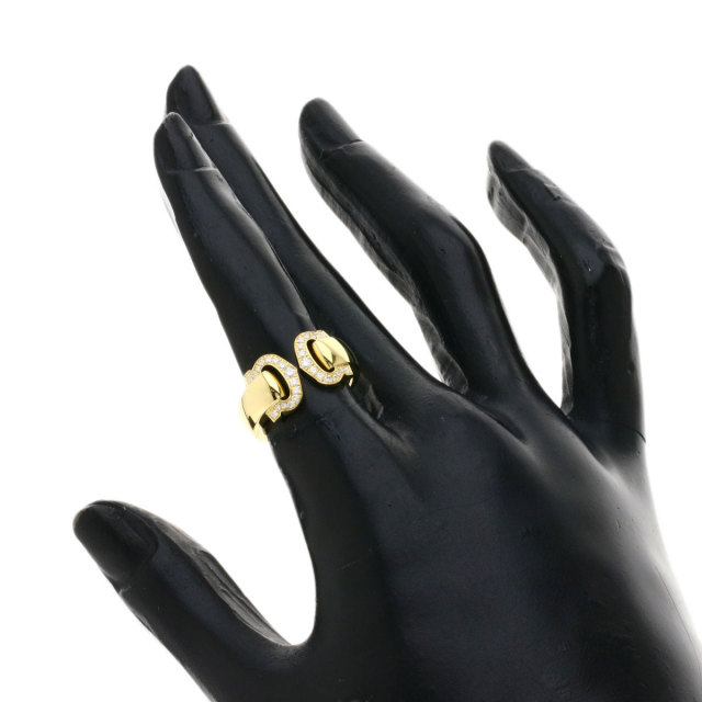 CARTIER カルティエ 2C ブークルセ ダイヤモンド #48 リング・指輪 K18 