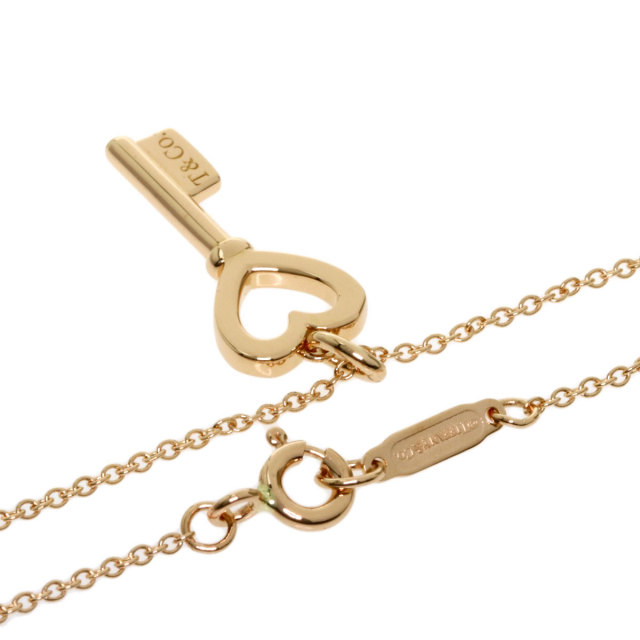 TIFFANY&Co. ティファニー ハートキー ミニ ネックレス K18