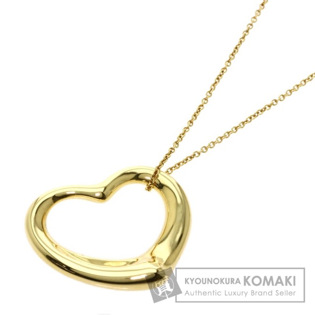 Tiffany Co ティファニー オープンハート ネックレス K18イエローゴールド レディース ブランド京の蔵小牧 ネット販売部