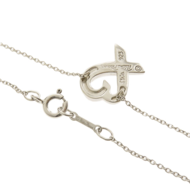 TIFFANY&Co. ティファニー ラビングハート ルビー ネックレス シルバー 
