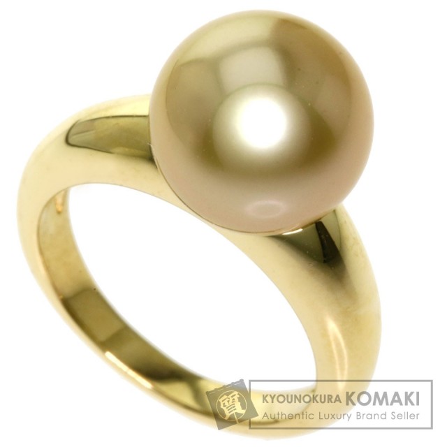 TASAKIタサキ南洋ゴールドパール真珠リング・指輪K18イエローゴールド  