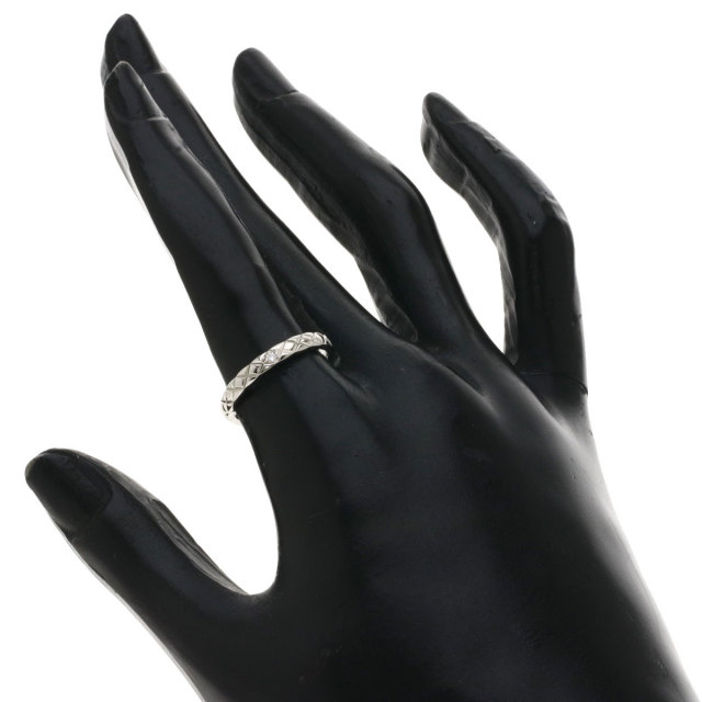 CHANEL シャネル マトラッセリング 1P ダイヤモンド #52 リング・指輪 