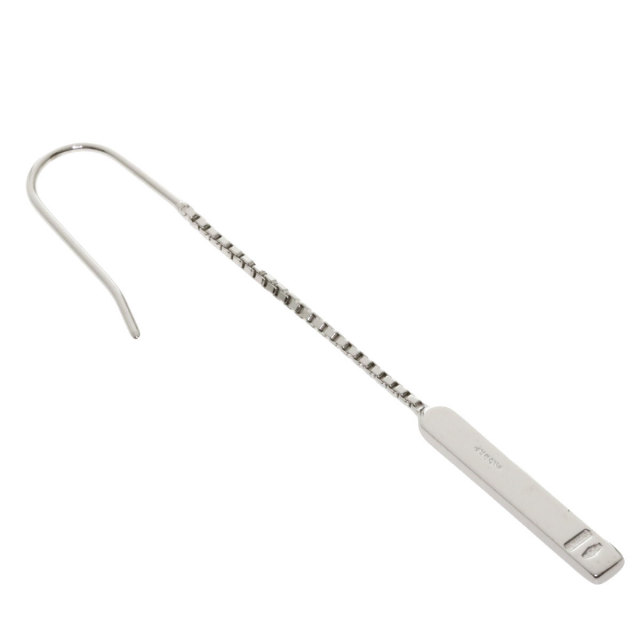 GUCCI グッチ ロゴピアス 片方 ピアス K18ホワイトゴールド レディース 