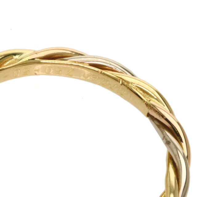 CARTIER カルティエ ツイストリング #50 リング・指輪 K18イエロー 