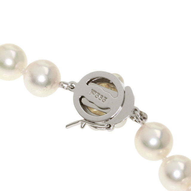 POLAポーラアコヤパール真珠ネックレスK14ホワイトゴールドレディース 