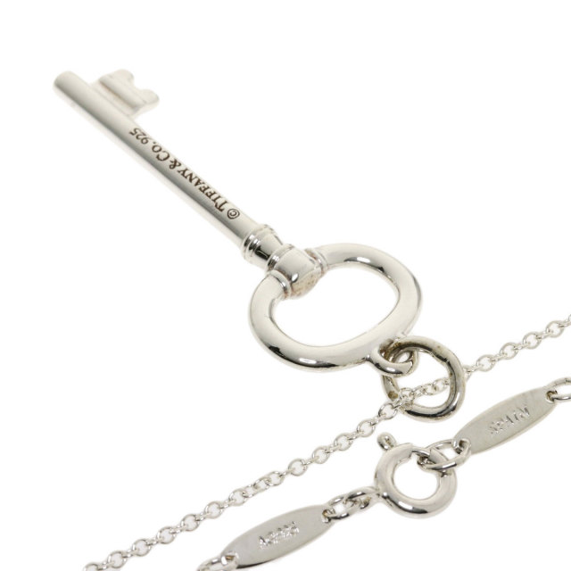 TIFFANY&Co. ティファニー オーバル キー ネックレス シルバー レディース