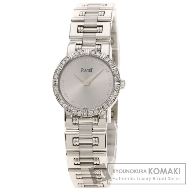 Piaget ピアジェ ダンサー ベゼル ダイヤモンド 腕時計 K18ホワイトゴールド K18wg レディース ブランド京の蔵小牧 ネット販売部