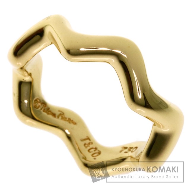 TIFFANY&Co. ティファニー ジグザグリング リング・指輪 K18イエロー  