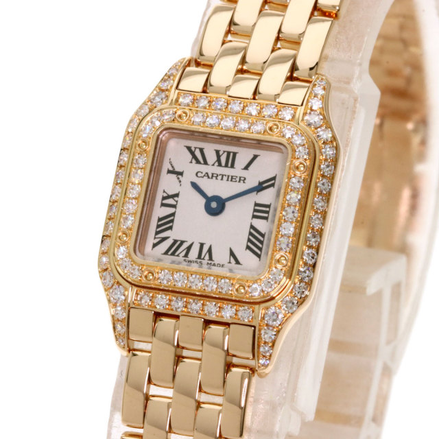 CARTIER カルティエ WF3260F1 ミニパンテールベゼルダイヤモンド 