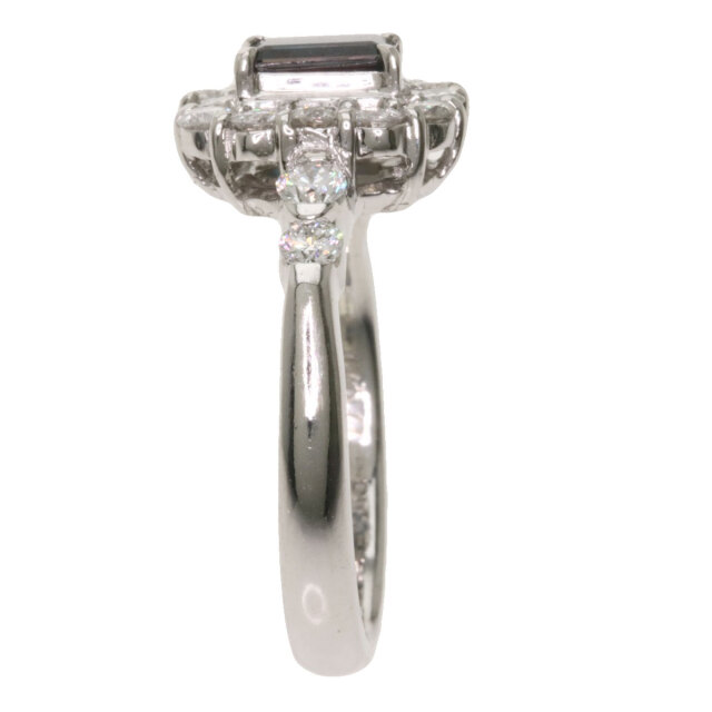 0.58ct アレキサンドライト ダイヤモンド リング・指輪 プラチナ