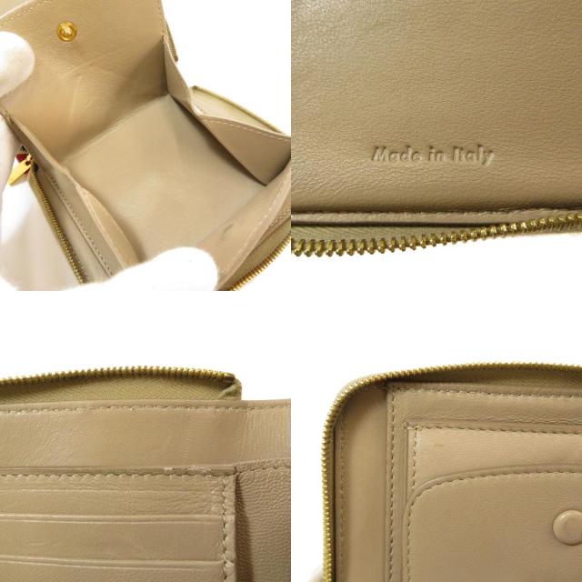 CELINE セリーヌ ロゴ バイカラー 二つ折り財布（小銭入れあり  