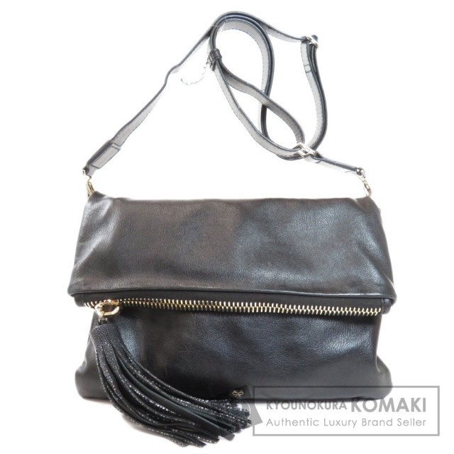 Anya Hindmarch アニヤ ハインドマーチ タッセル付き ショルダーバッグ レザー レディース ブランド京の蔵小牧 ネット販売部