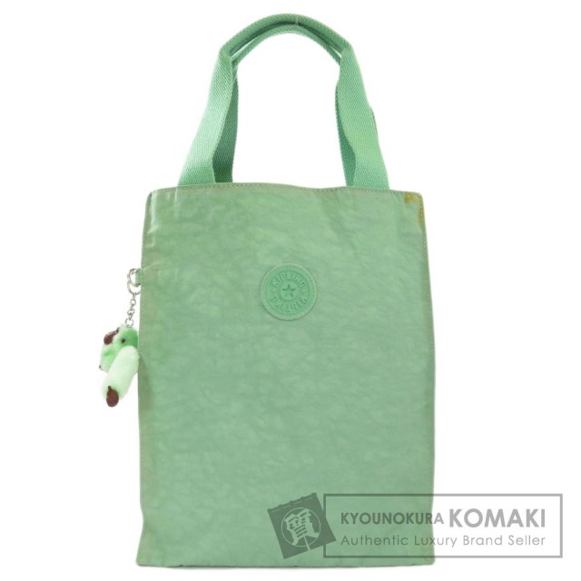 Kipling キプリング ロゴマーク ハンドバッグ ナイロン素材 レディース  