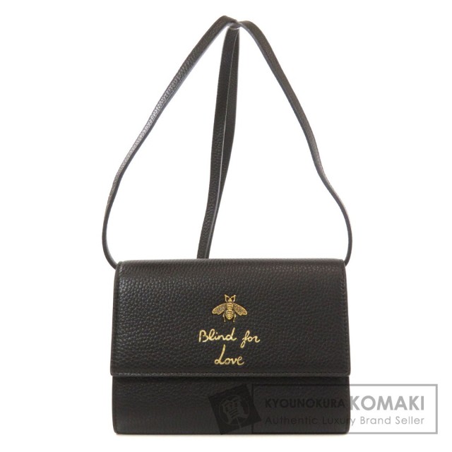 GUCCI グッチ 498097 アニマリエ ハチ ショルダーバッグ レザー レディース