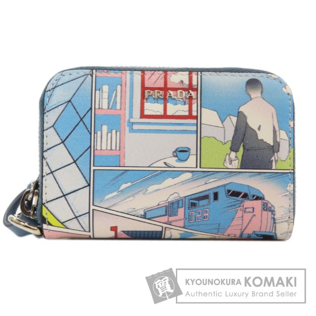 PRADA プラダ 2MM359 ロゴ VITELLO コミックス コインケース カーフ  